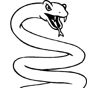 Dibujos de serpientes para imprimir