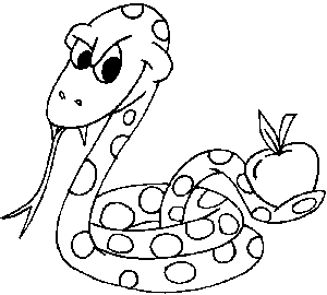 Dibujos de serpientes para pintar